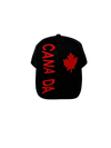 Canadian Hat - Black and Red