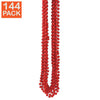 144 Red Mardi Gras Beads