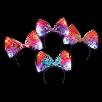 Light-Up Bow Headband