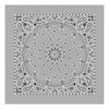 Grey Paisley Bandanas (pack of 12)
