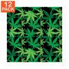 Cannabis Print Bandana (pack of 12)