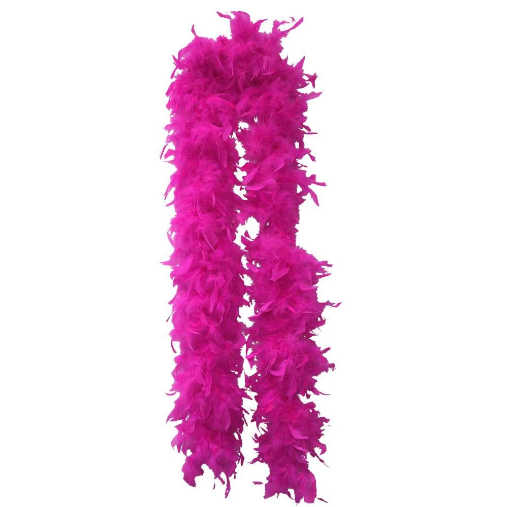6' 60 gram Hot Pink Feather Boa