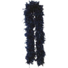 Navy Blue Plush Feather Boa - FeatherBoaShop.com